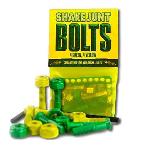 Shake Junt - Hardware, Bolts Green/Yellow