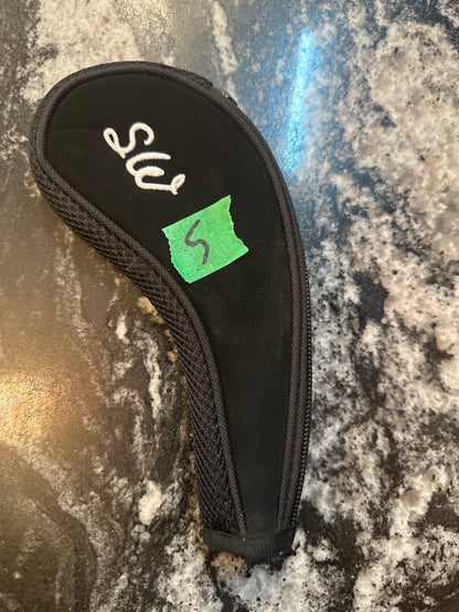 USED Black Sand Wedge Head Cover