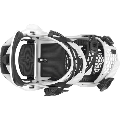 Nidecker - Snowboard Bindings, Supermatic. White. 2025