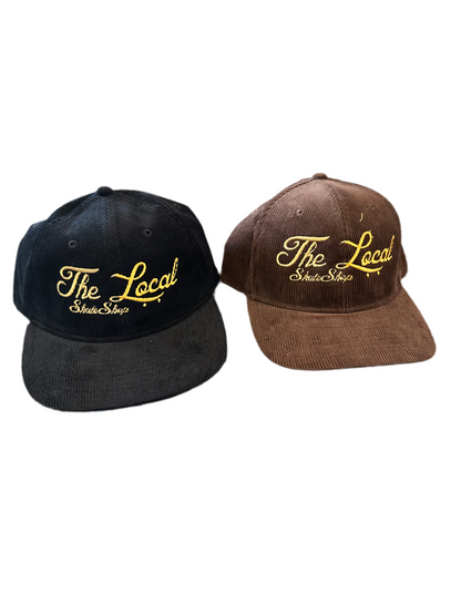 The Local - Hat, Classic Script. Corduroy