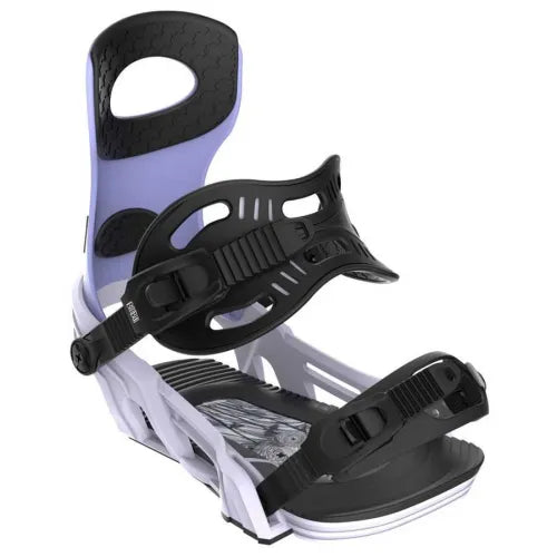 Bent Metal - Women’s Snowboard Bindings, Metta. Purple. 2025