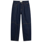 Dime Classic Baggy Denim Pants - Indigo Paneled