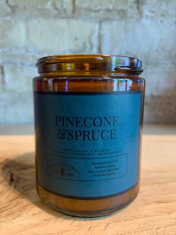 Mind Your Bees - Pinecone & Spruce Candle