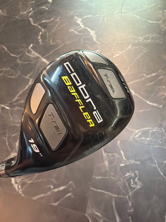 Used Cobra Baffler T-Rail 3- Hybrid RH 19 Degree