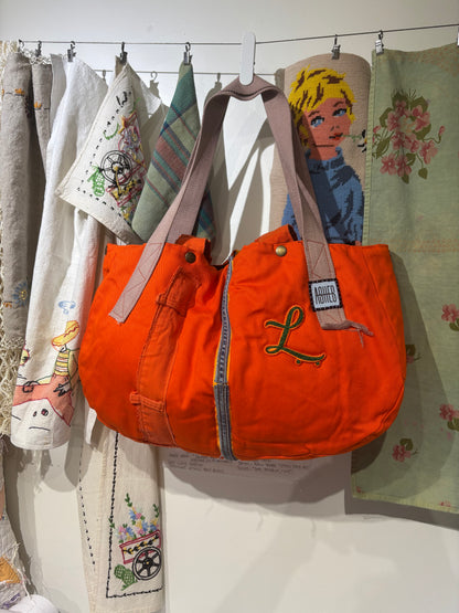 ASHES , Orange Twill Hunting Bag , One of a Kind