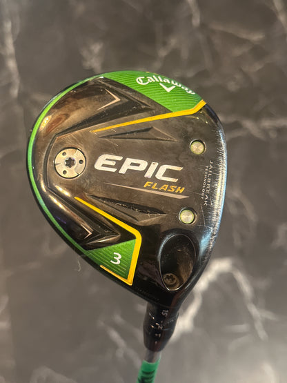 Used Callaway Epic Flash 3 Wood Graphite Shaft RH