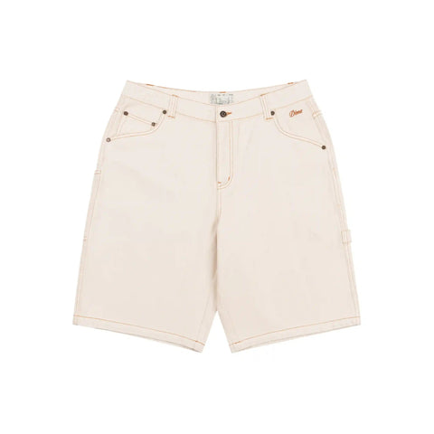 Dime - Shorts, Classic Denim. Warm White