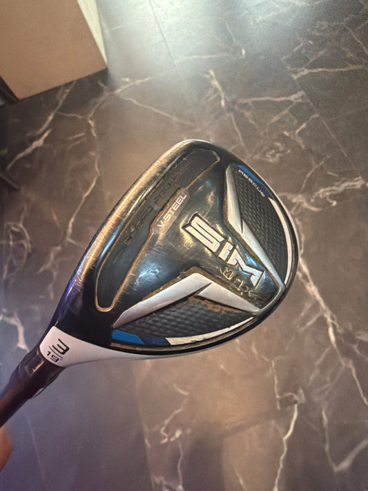 USED TaylorMade Sim Rescue #3 Hybrid LH w/Cover