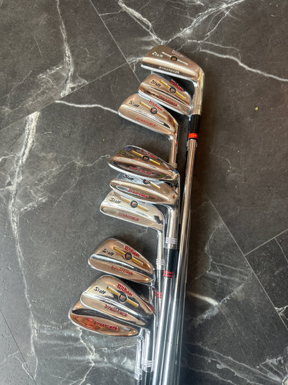 USED Wilson Staff Dynapower Iron Set 9pcs (2,3,4,5,6,7,8,9,PW) RH