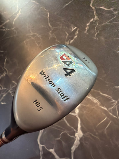 USED Wilson Staff HB5 #4 Hybrid 21 Degree RH w/Cover