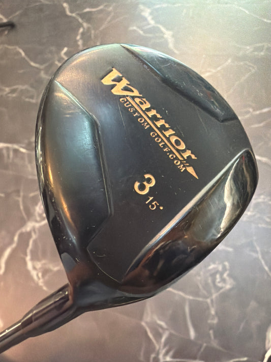 USED CustomGolf Warrior 3 Wood 15 Degree RH