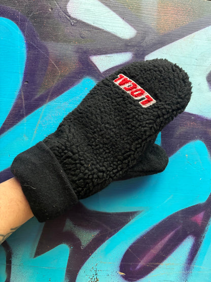 The Local - Midweight Sherpa Mittens, Speed Font.