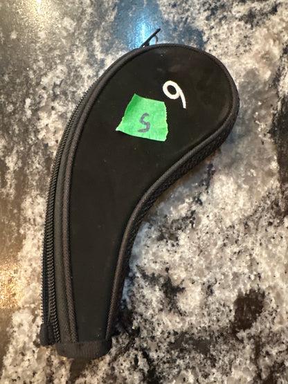 USED Black #9 Iron Head Cover