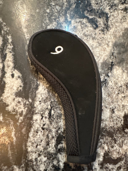USED Black #9 Iron Head Cover
