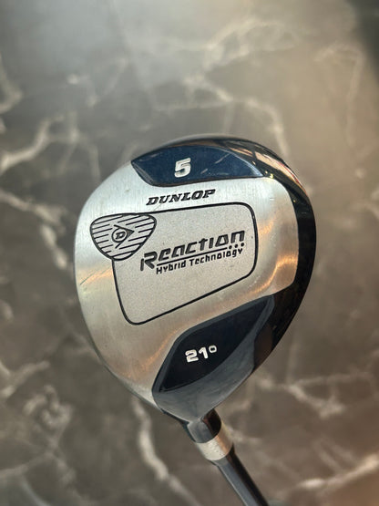 USED Dunlop Reaction 21 Degree Fairway 5 Wood LH