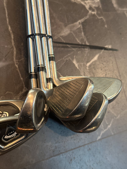 USED Callaway Fusion Wide Sole Iron Set 8pcs (4,5,6,7,8,9,S,P)LH