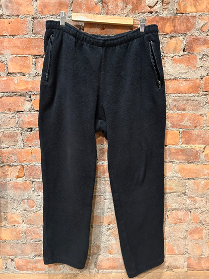 LL Bean - Vintage Pants, Fleece. Black L