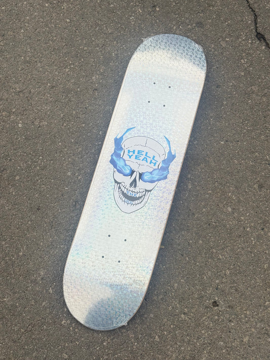 The Local Skateshop - Hell Yeah Shop Deck, Silver Foil