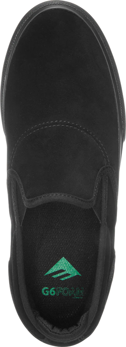 Emerica - Shoes, Wino G6 Slip On - Black/white/gold