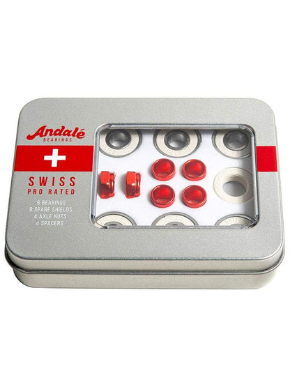 Andale Swiss Tin Box Bearing Skateboard Accessories