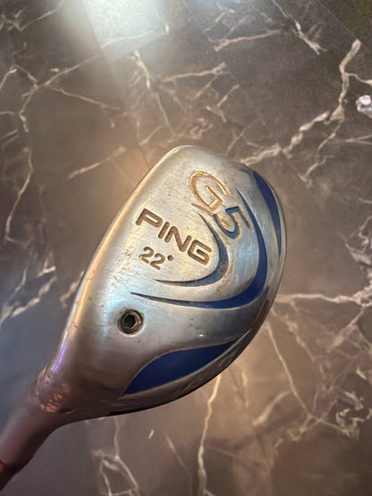 USED Ping G5 22 Degree Hybrid Club LH