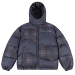 Dime - Jacket, Premium Tweed Puffer. Dark Gray