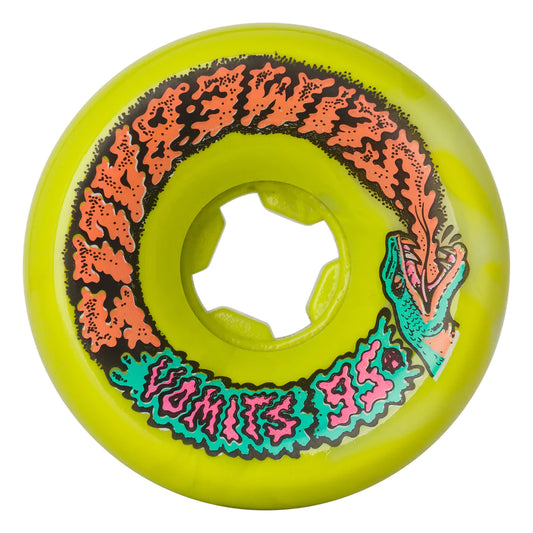 Slime Balls - Wheels, Snake Vomits 95a 60mm, Swirl GRN/WHT