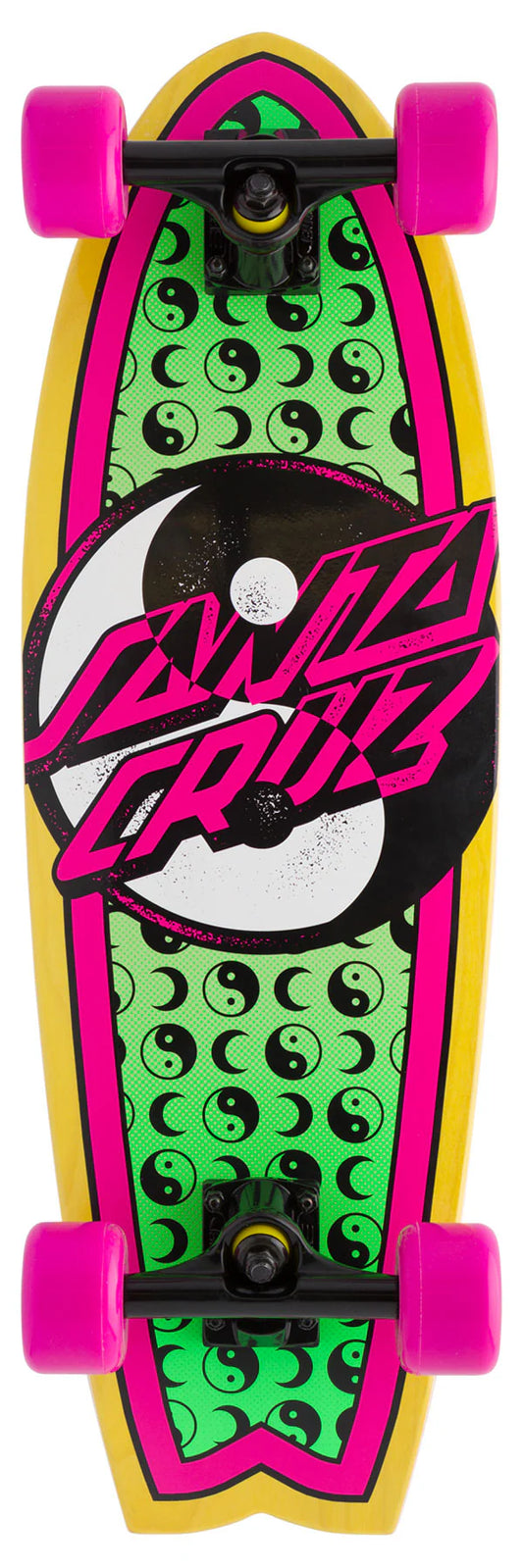Santa Cruz, Shark Compete Cruiser, Yin Yang Dot 8.8"