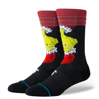 Stance Socks - The Grinch Down The Chimney Crew Socks