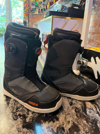 USED ThirtyTwo STW Double Boa Snowboard Boots Mens 9.5