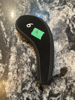 USED Black #6 Iron Head Cover