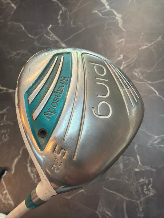 USED Ping 2015 rhapsody 5 wood RH L-flex
