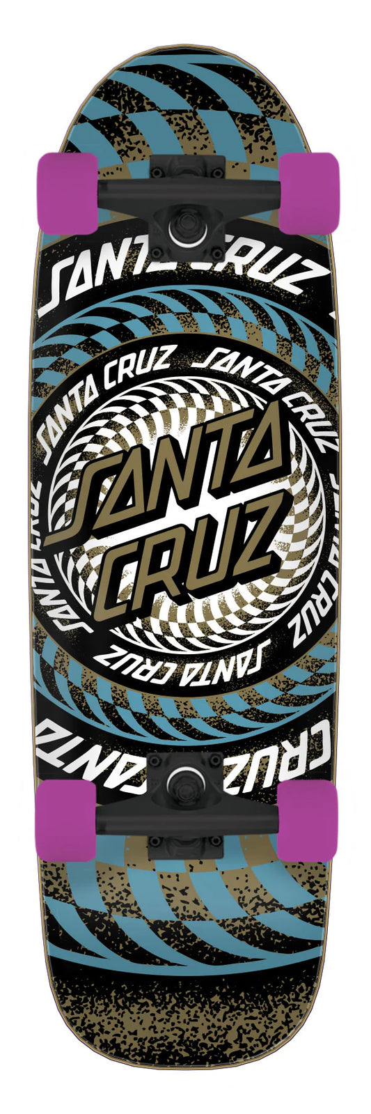 Santa Cruz Street Infinite Ringed Dot 8.79x29.05 Cruiser Complete