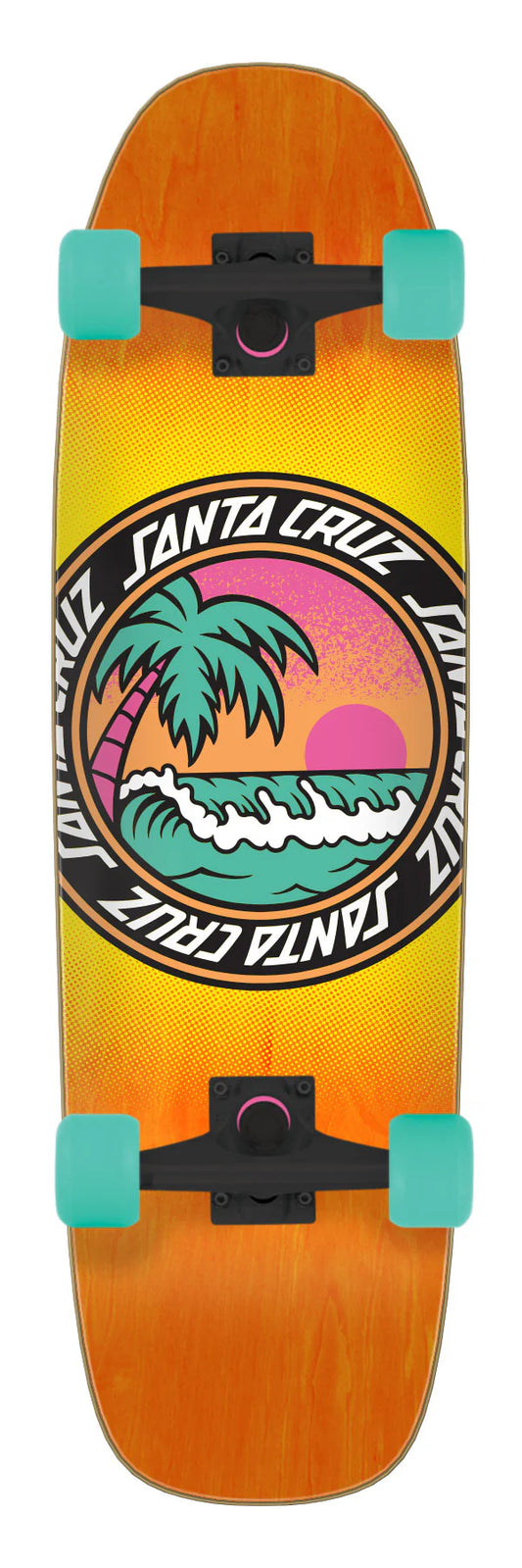 Santa Cruz, Complete Cruiser Skateboard, Paradise Break , 8.4"