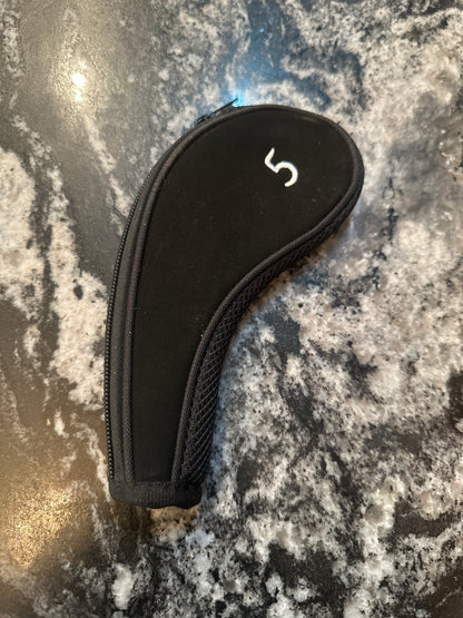 USED Black #5 Iron Head Cover