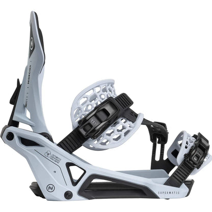 Nidecker - Snowboard Bindings, Supermatic. Cannon Blue. 2025