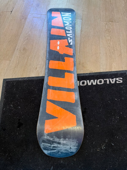USED Salomon villain 138 snowboard