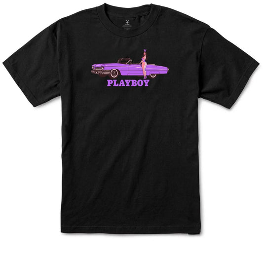 Color Bars - T Shirt, Playboy Carshow. Black