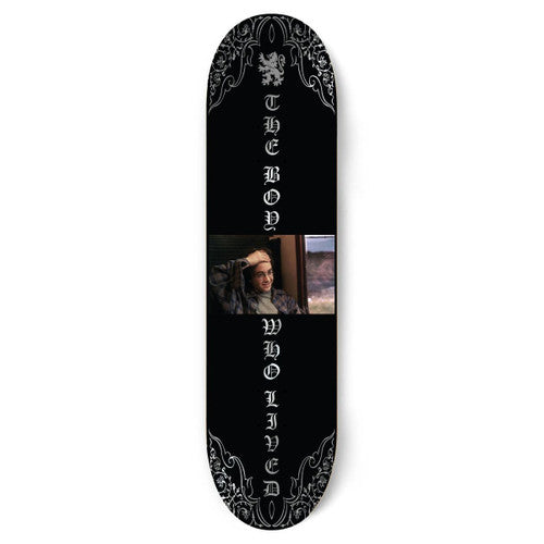 Color Bars - Deck, Harry Potter Boy Who Lived. Black/Silver Foil. 8.5”