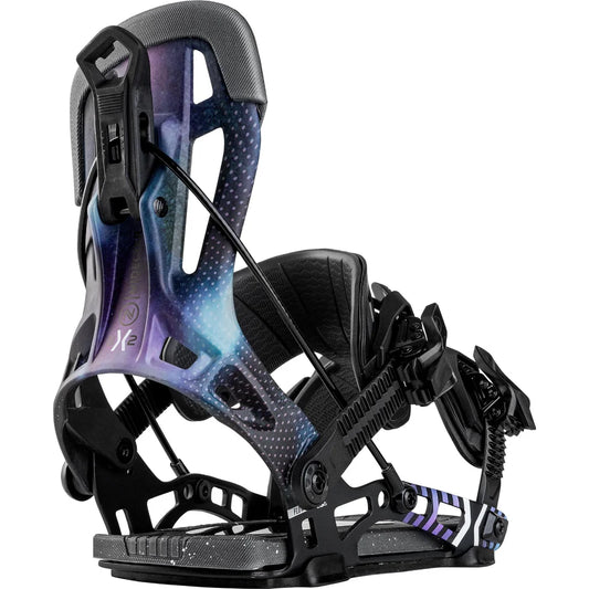 Nidecker - Unisex Snowboard Bindings, Flow NX2. Space Black. 2025