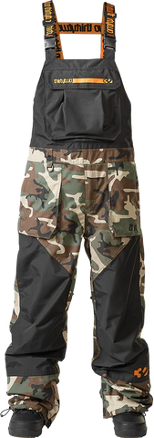 ThirtyTwo - Snow Pants, Basement Bib. BLK/Camouflage