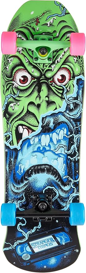 SANTA CRUZ CRUZER 80s STRANGER THINGS ROSKOPP FACE  9.5