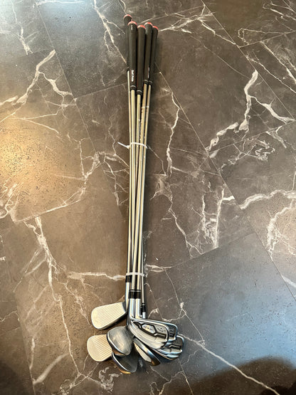 USED CALLAWAY APEX CF16 IRON SET 4-PW Sw UST MAMIYA RECOIL ZT9 F4 GRAPHITE Stiff RIGHT HANDED