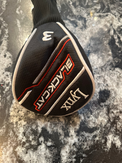 USED LYNX Black Cat Head Cover