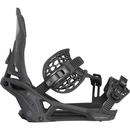 Nidecker - Snowboard Bindings, Supermatic. BLK. 2025