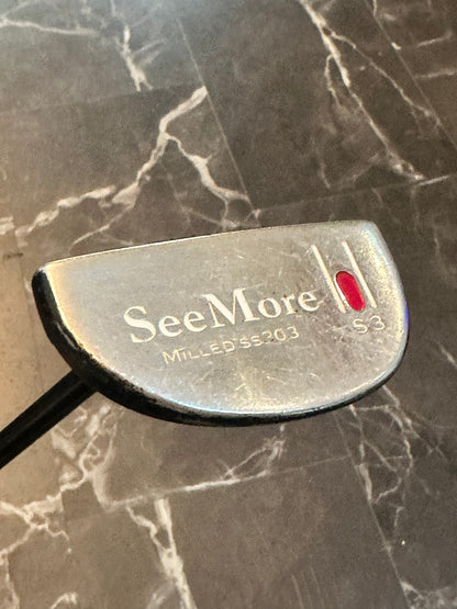 USED Seemore Si3 milled ss303 Putter LH