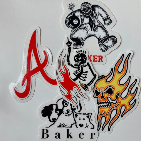 Baker - Stickers, Time Bomb. Assorted.