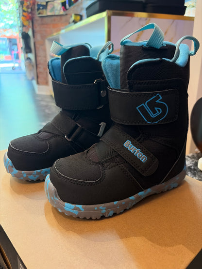 USED Burton Mini-Grom Youth Snowboard Boots US 13C