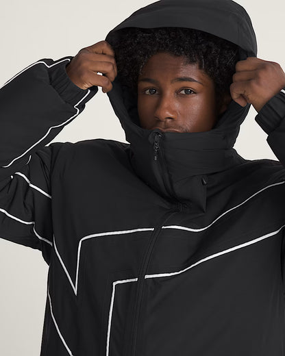 Vans - 90's Big Block Hooded 2L Snowboarding Jacket- Black