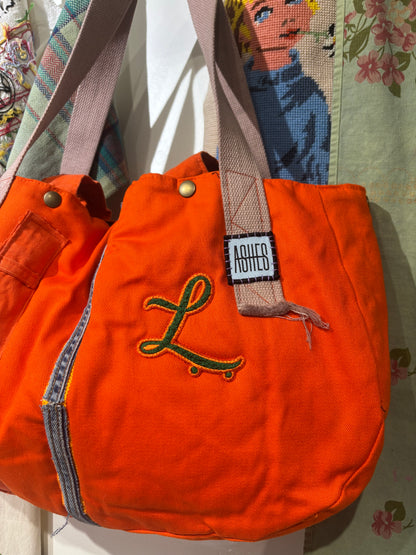 ASHES , Orange Twill Hunting Bag , One of a Kind
